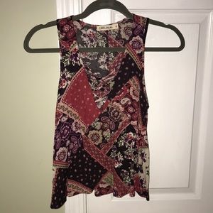 Nordstrom lace up tank top